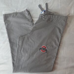 OHIO STATE Scrub Pants Grey Gray XS